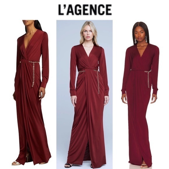 L'AGENCE Dresses & Skirts - L'AGENCE Thea Twist-Front Column Dress sz 2 595$
